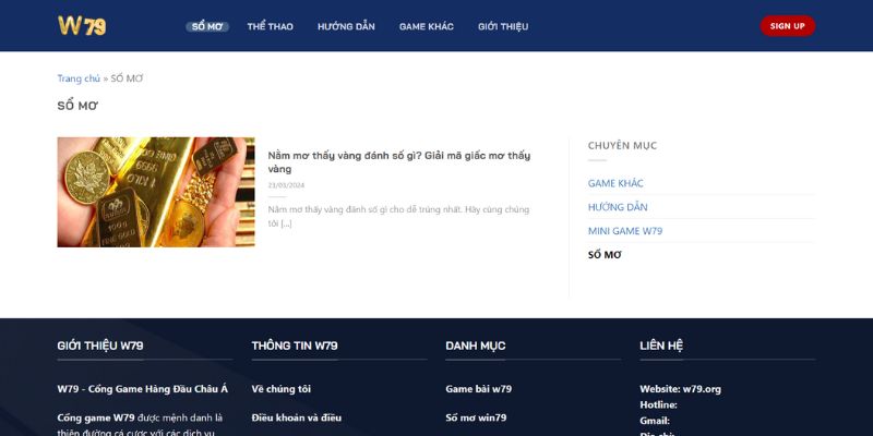 SỔ MƠ - win79 | Thiên Đường Game Bài Đổi Thưởng