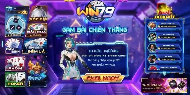 Cách tải game bài Win79 miền Nam trên điện thoại