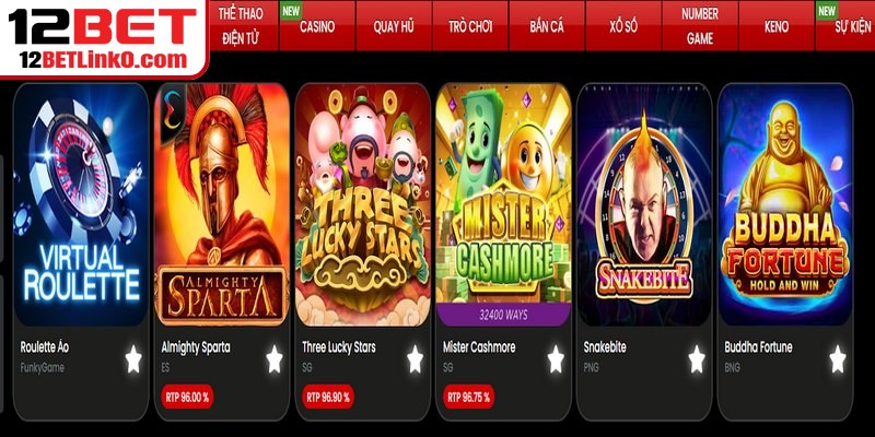 Link Vào 12BET Đặc Biệt Luôn Mới Và An Toàn Tuyệt Đối